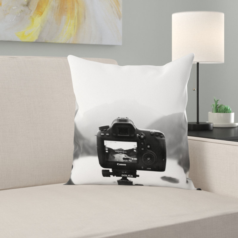 Microsuede Throw Pillow