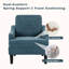Fauteuil d'appoint rembourré en chenille Mordern And Chic Design-206424819