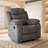 	 36.2'' Polyester Upholstered Manual Recliner Chair - 90°-160° Adjustable Reclining For Living Room-116512323