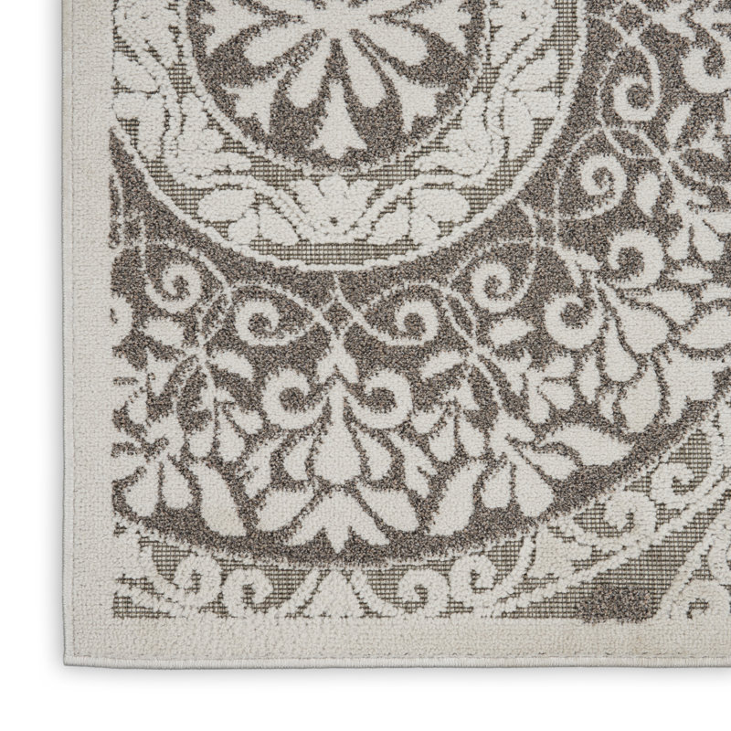Grice Geometric Indoor / Outdoor Rug, Rectangle 4' x 6'