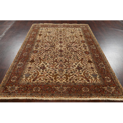 One-of-a-Kind 5'10" X 9'1" New Age Wool Area Rug in