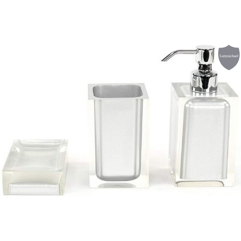 Ensemble d'accessoires de salle de bain 3 pièces Currahee, Argent