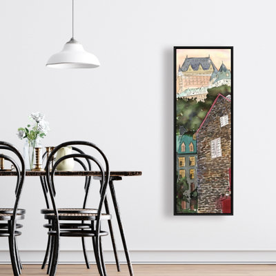 «Château Frontenac In The Petit Champlain», reproduction sur toile