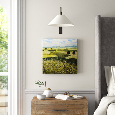 Green Hills by Allan Friedlander - Wrapped Canvas Painting