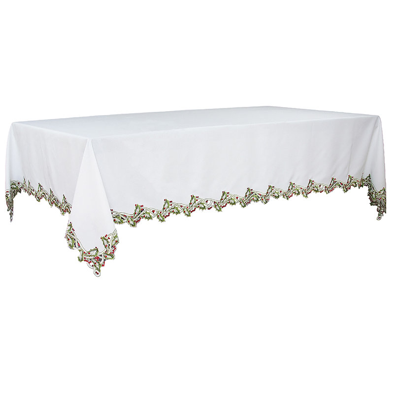 Nappe Holiday, L 84 po x l 60 po, Blanc