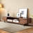 Solid Wood TV Cabinet Walnut