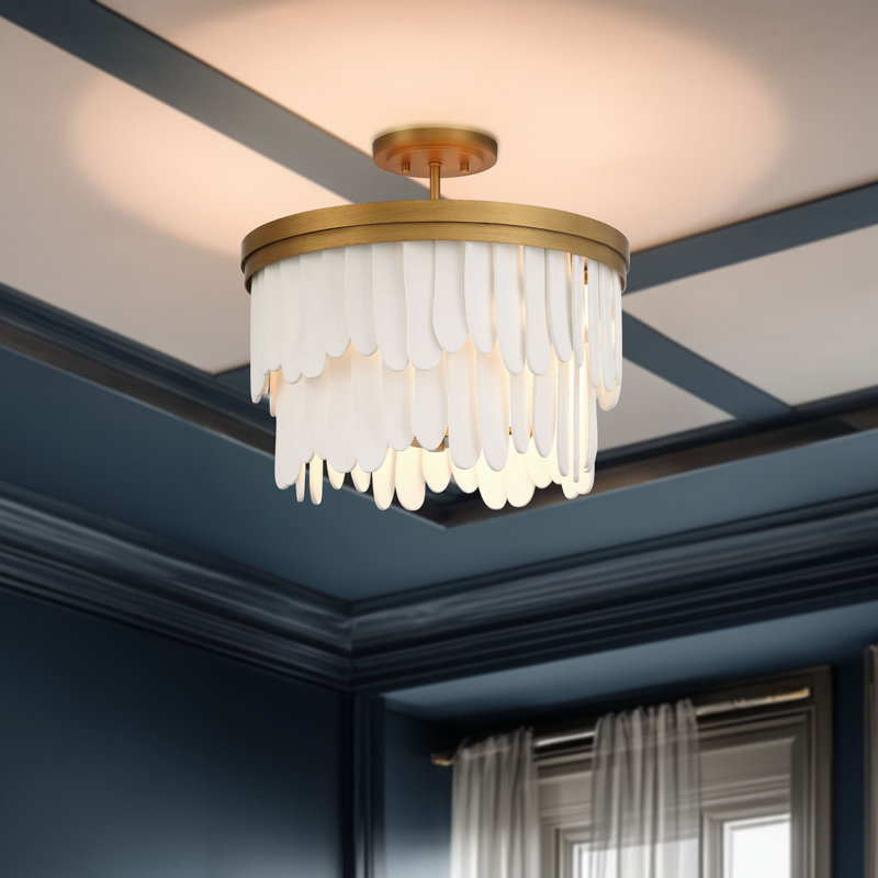 Briscade 18" 6-light Semi Flush