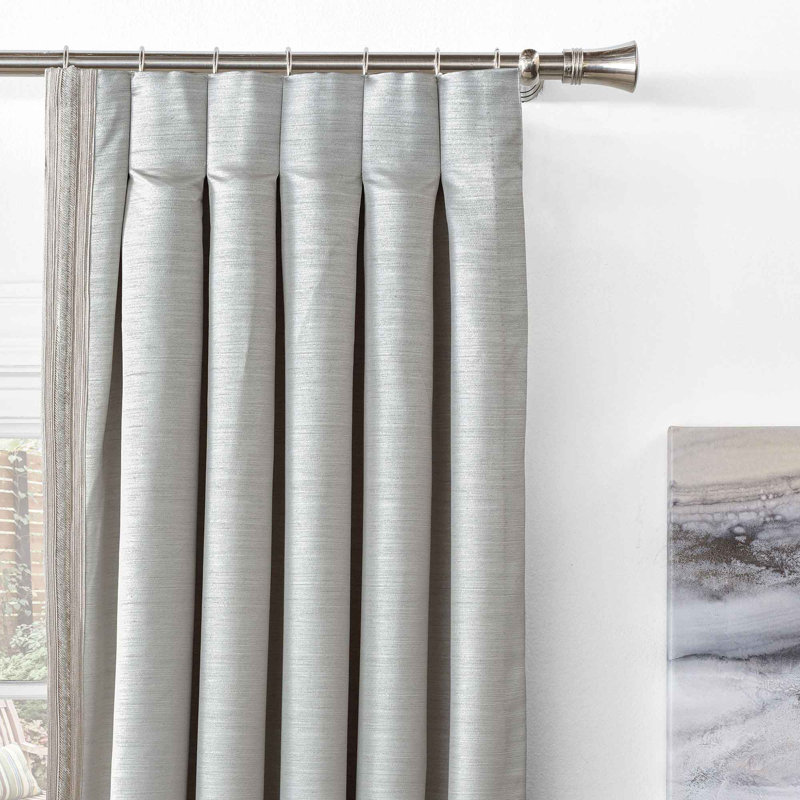 Tilda Room Darkening Curtain Single Panel, 40" W x 120" L, Right