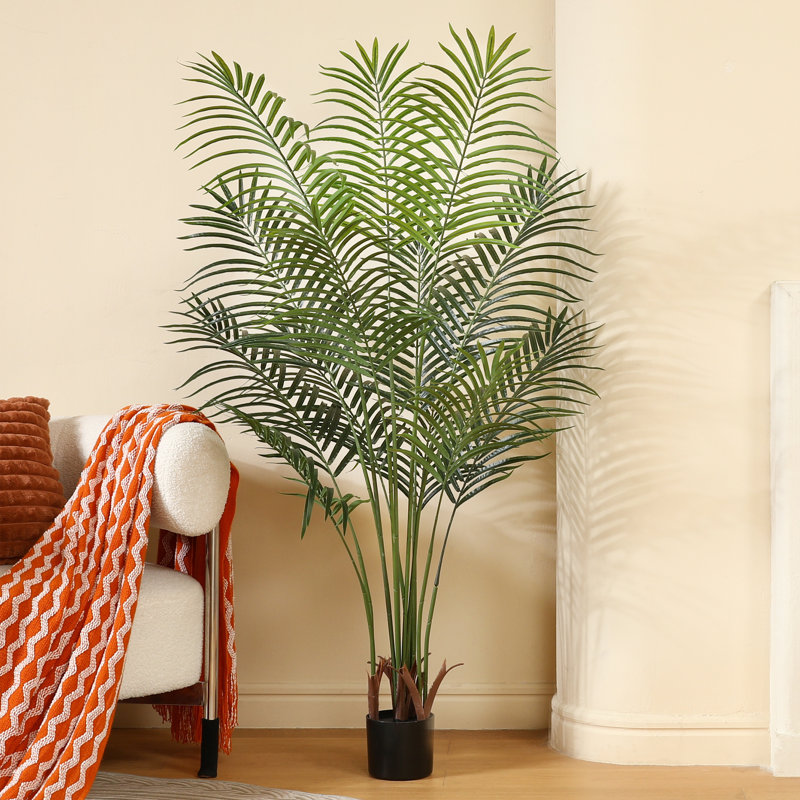 Adcock Artificial Palm Plant in Pot, 47" H x 30" W x 30" D