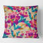 Coussin décoratif à motif folk à la main élégante fleur-1354284499