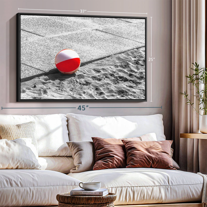 «Summer Beach Ball Pop Art», H 25 po x l 37 po