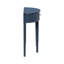 Console en pin avec tiroirs à rayures verticales et quatre pieds, bleu marine, assemblage facile pour le couloir de style U en placage de style minimaliste, grand rangement, construction, résidentiel