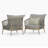 Belize 4 Piece Outdoor Conversation Set