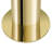 18" Gold Stainless Steel Reflective Pipe Vase-108344797-108344798