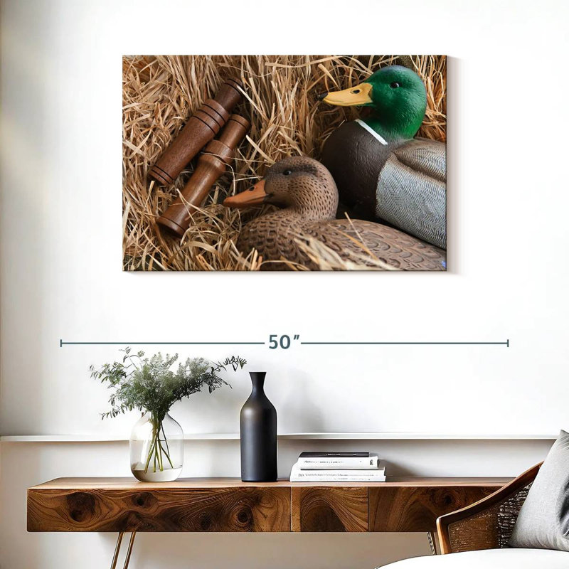 Concept de chasse au canard, H 24 po x l 36 po