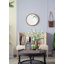 Miroir mural D20X1.5 "transitionnel en bois de manguier avec cadre en bois de manguier massif-660989671