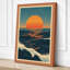 Sun Over Waves Coastal - Wrapped Canvas-1969479711-1969479705