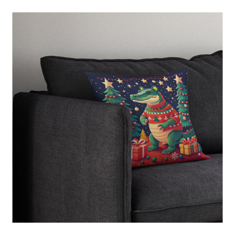  Coussin décoratif intérieur / extérieur en polyester Autre / Sans motif, 14 po x 14 po