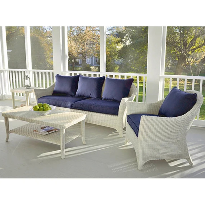 Cape Cod Outdoor Coffee Table, Textured Charcoal