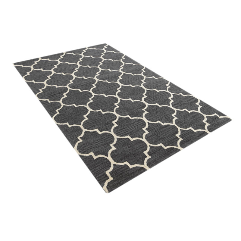 Tapis noir Otto