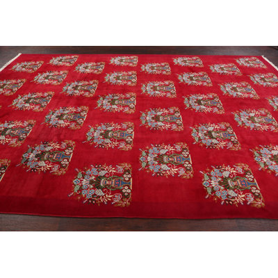 Tapis traditionnel floral 8 x 11