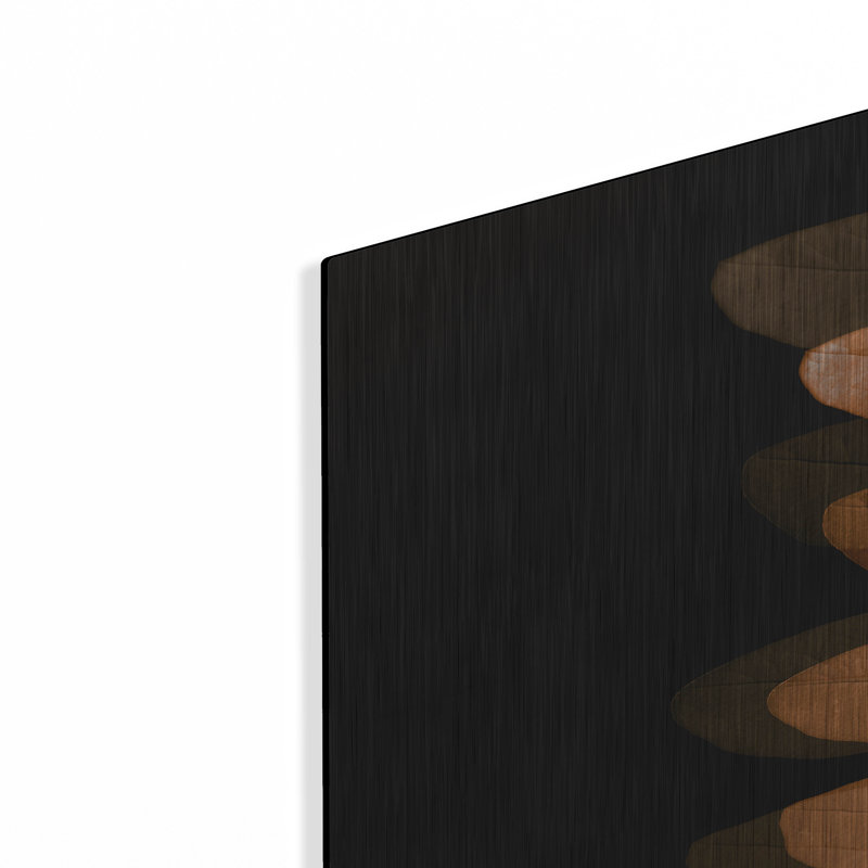 Art mural en métal Latitude Run® «Fall Leaves 7» par Ian Winistanley, H 36 po x l 24 po