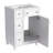 24-Inch Bathroom Vanity Cabinet With Ceramic Sink-610087406
