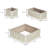 Stackable Storage Woven Paper Rope Baskets Set of 4, Beige-1185797865