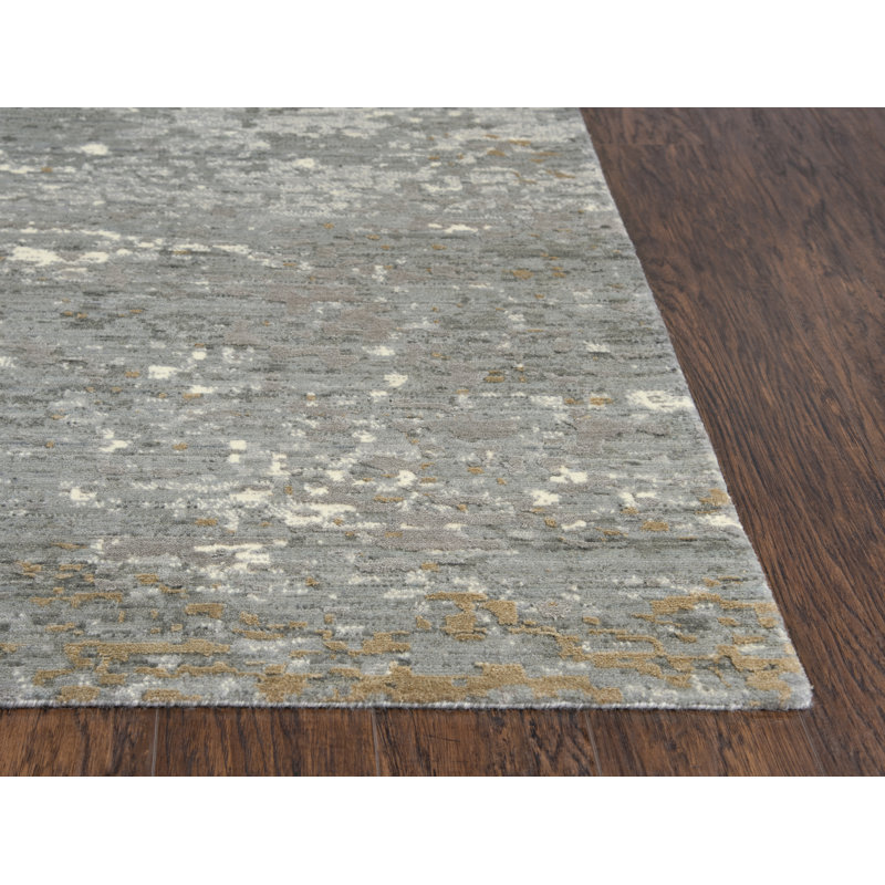 Wool Abstract Indoor Rug, Runner 2'6" x 8'