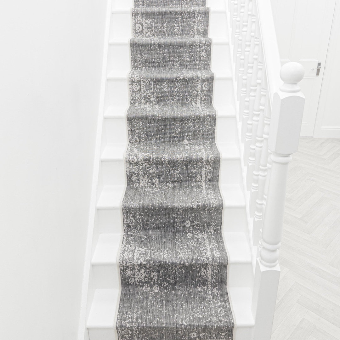 Tapestry Grey Stair Runner – Reversible, Durable & Hardwearing Carpet for Stairs & Staircases, Multiple Lengths