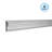 WM 298 3-1/2 in x 1 in x 96 in Plain Recycled Polystyrene Panel Moulding Pro Pack 48 LF