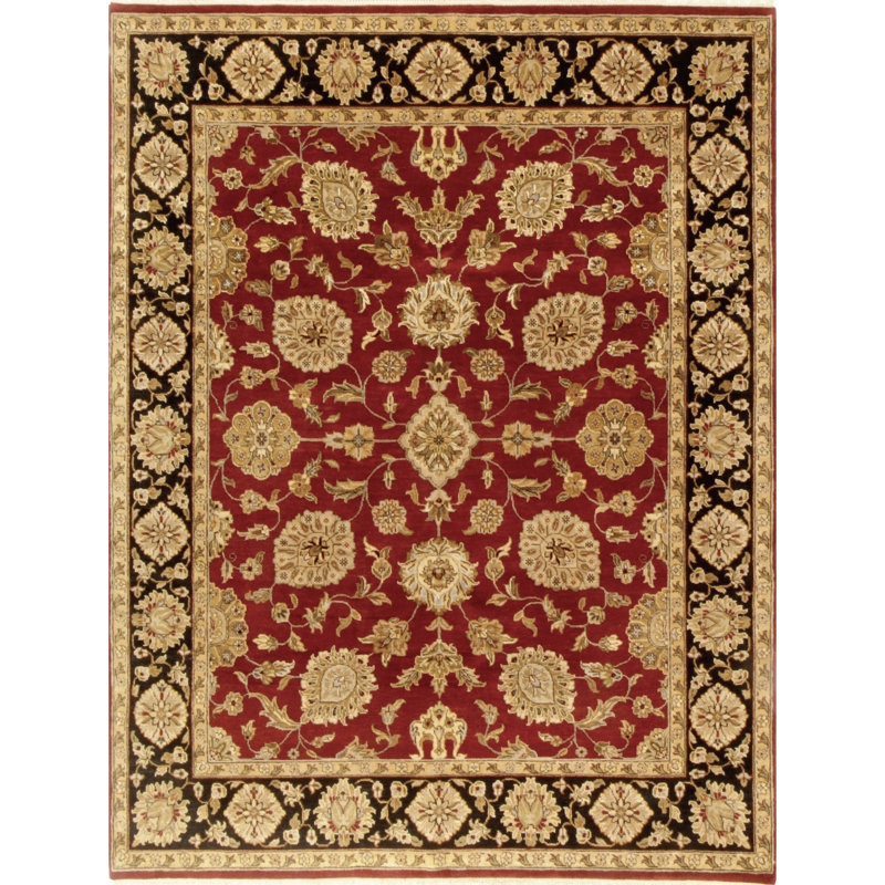 Hand Knotted Wool Oriental Indoor Rug, Rectangle 12' x 15'