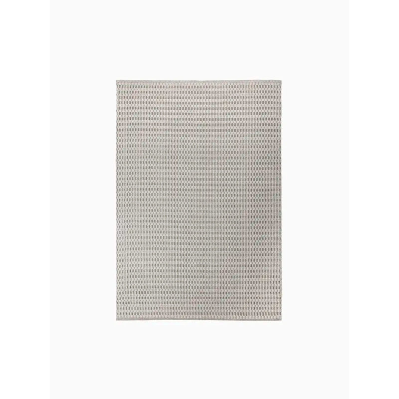 Nomad Outdoor Flatweave Area Rug, Rectangle 8'2" x 11'6", Gray