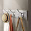 Portemanteau mural, portemanteau mural (blanc)-1455932525