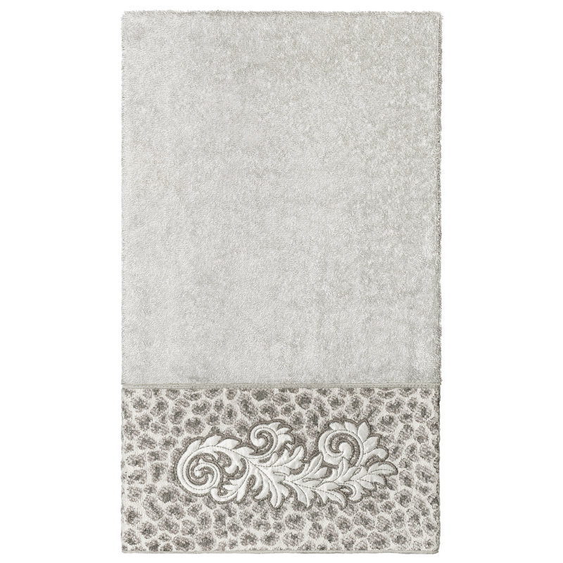 April Turkish Cotton Bath Towel, Light Gray