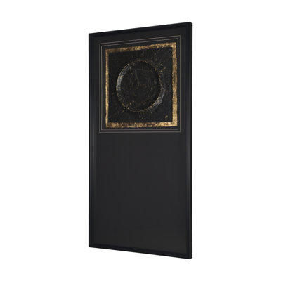 Caldera Black a Handmade Original, encadrée sous verre