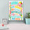«Epine Graffiti» «Divine Love Color» par Elizabeth Caldwell, art mural sur toile, 12 po x 16 po