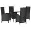 Ensemble repas d'extérieur carré L 31,5 po pour 4 personnes Cadense-1655886650