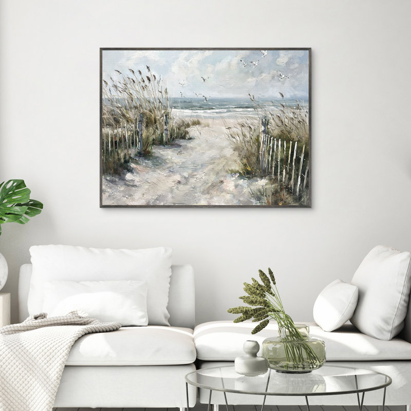 "Shoreline Breezes" par Studio Arts, art mural encadré