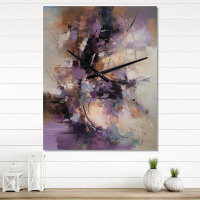 Minimalims Enchantment - Abstract Marble Wall Clock