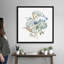 «Bohemian Blue 06 on White» par Lisa Audit - reproduction d'art-1082729988-1082730006
