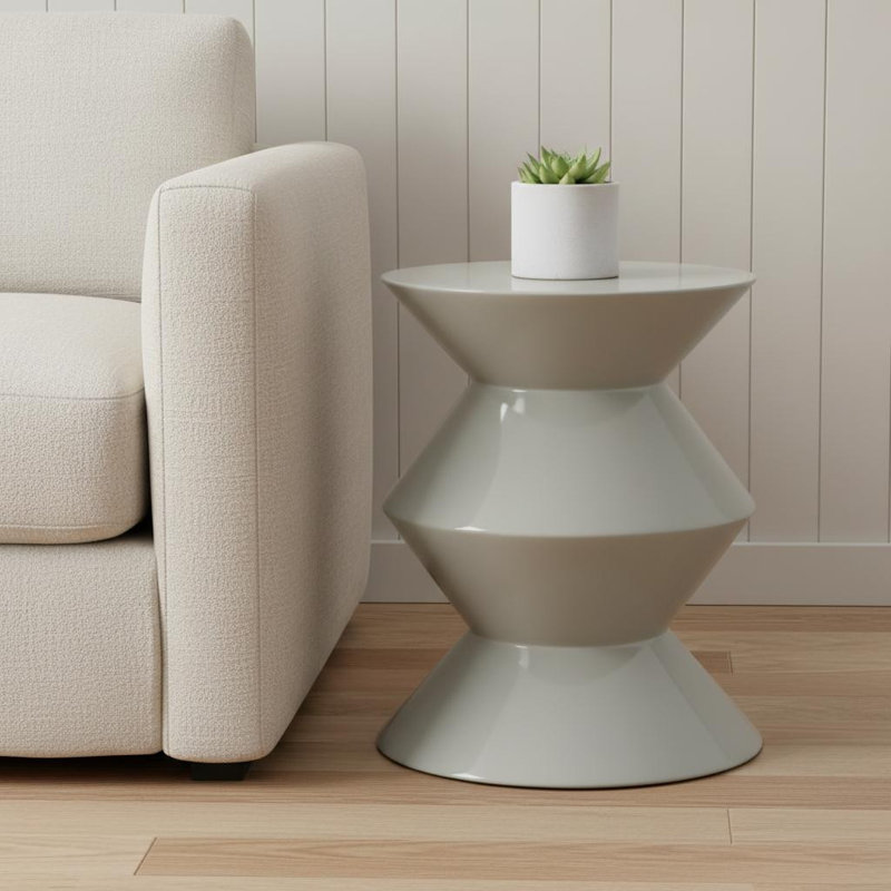 Table de bout 18 po, Gris clair