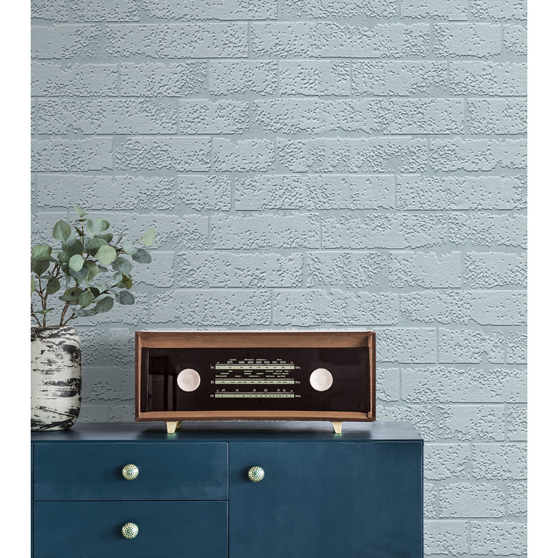 Panajot Non-Pasted Brick Wallpaper Roll