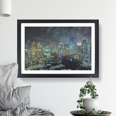 Dubai Skyline Vol.3 - Picture Frame Painting