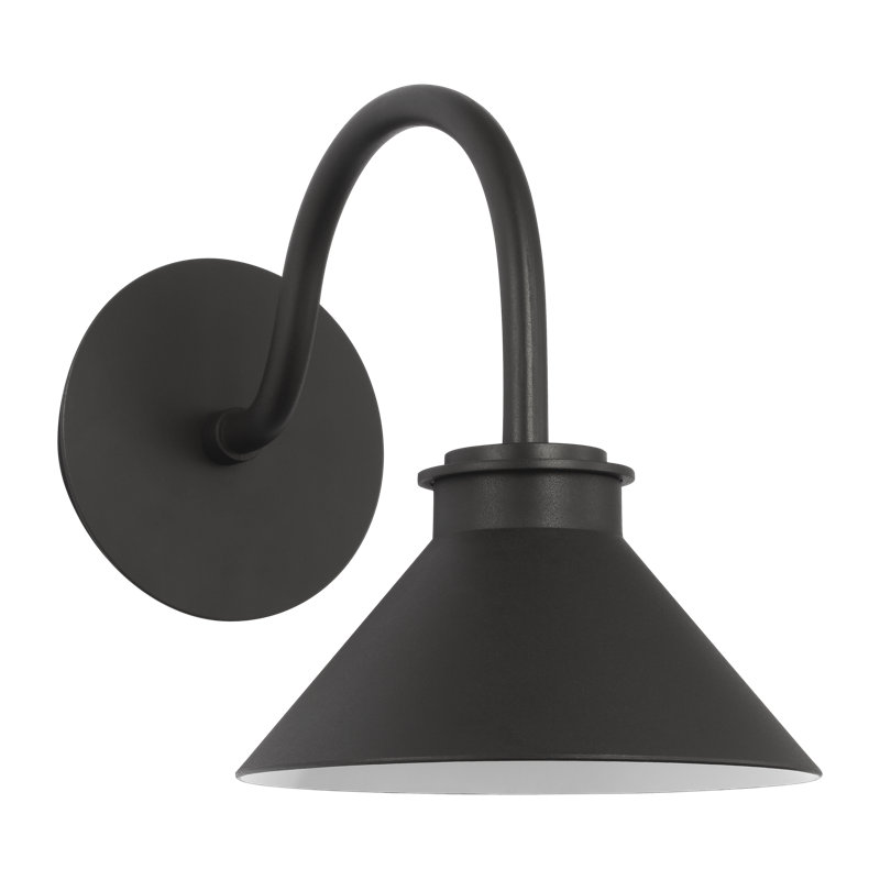 Stainless Steel LED Barn Light, 10.5" H x 8" W x 21" D