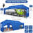 354" W x 118" D Real Heavy Duty Steel Pop-Up Canopy with 8 Removable Sidewalls-109709139