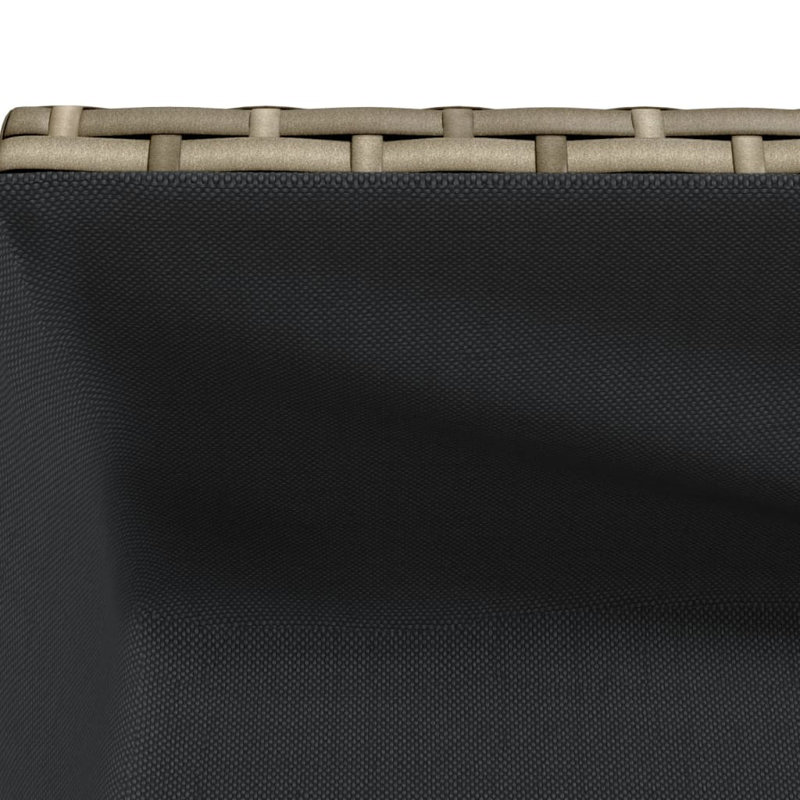 Elevated Planter, 70cm H x 70cm W x 28cm D, Grey