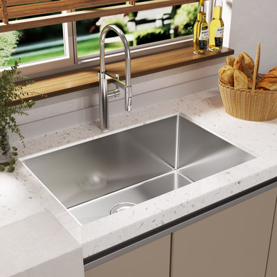 Undermount/flushmount/topmount/ Single Bowl Basin 304 Stainless Steel Kitchen Drop-in Sinks With Accessories
