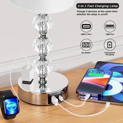 Lampe de table USB Eldana