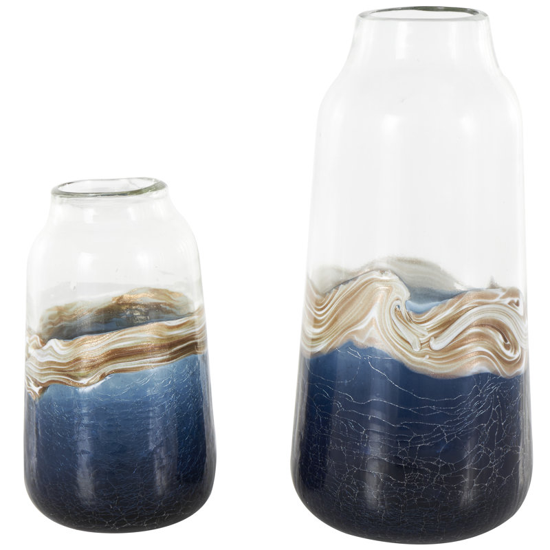 Vase de table en verre Janni